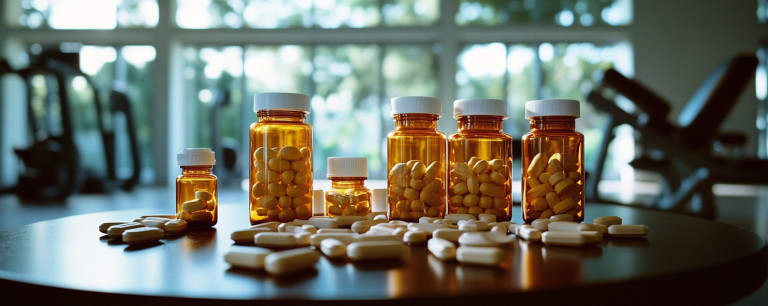 cbd capsules op een tafel